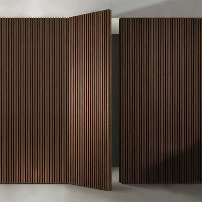 Swing Opening Pintu Kayu MDF Tahan Air Pintu Interior Tak Terlihat