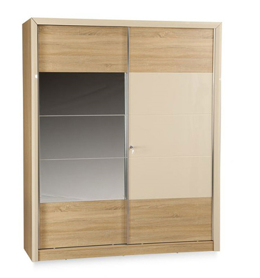 Papan Partikel 3 Lemari Sliding Rana Dibangun Di Lemari Untuk Kamar Tidur Kecil
