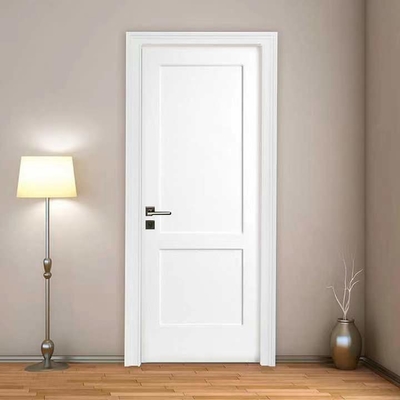 Rumah Hotel Apartemen 3 Panel Pintu Kayu Solid Pintu Depan Gaya Amerika MDF
