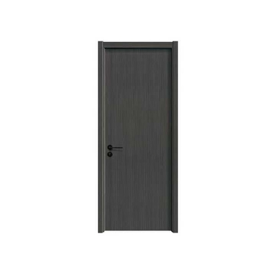 Isolasi Suara Pintu Kayu MDF Pintu Interior PVC Tebal 43mm Dengan Bingkai