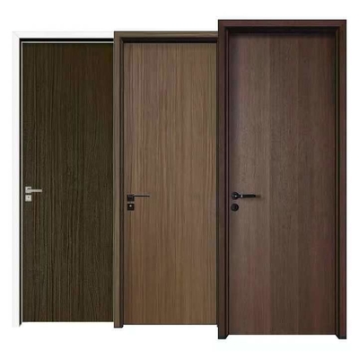 Interior Sederhana Pintu Kayu Melamin MDF Modern Untuk Kamar Mandi