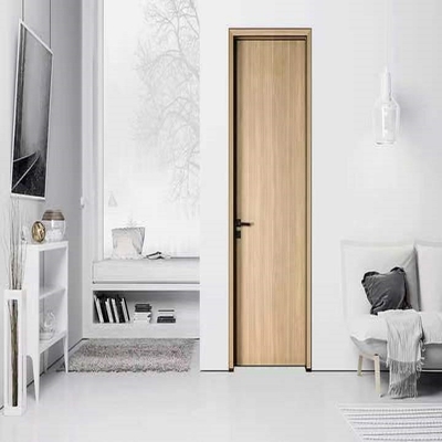 Interior Sederhana Pintu Kayu Melamin MDF Modern Untuk Kamar Mandi