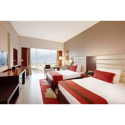 Kayu Lapis MDF High End Hotel Furniture Veneer Finishing 4 Set Kamar Tidur