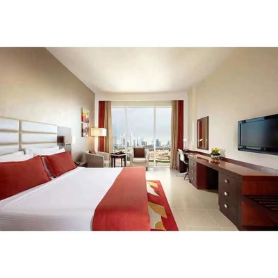 Kayu Lapis MDF High End Hotel Furniture Veneer Finishing 4 Set Kamar Tidur
