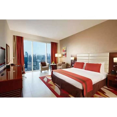 Kayu Lapis MDF High End Hotel Furniture Veneer Finishing 4 Set Kamar Tidur