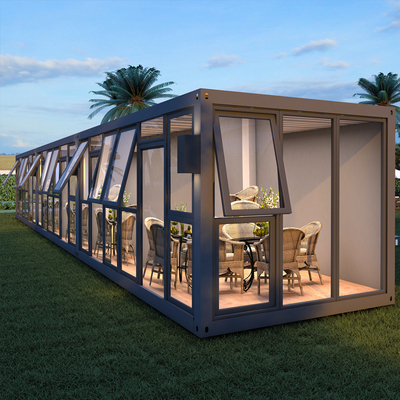 Carport Movable Prefab Container House 20ft Shipping Container Cabin