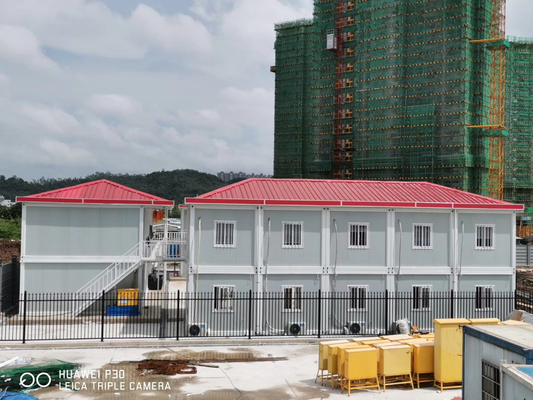 Rumah Kontainer Profesional 2 Kamar Tidur 40 Kaki yang Dapat Diperluas