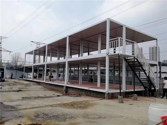 Rumah Kontainer Prefab Tinggi 2.9M Paket Datar Rumah Sakit Kontainer Pengiriman Modular