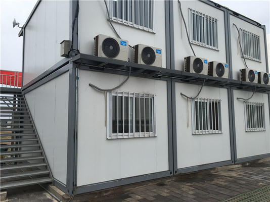Rumah Kontainer Prefab Tinggi 2.9M Paket Datar Rumah Sakit Kontainer Pengiriman Modular