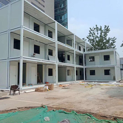 Rumah Kontainer Prefab Tinggi 2.9M Paket Datar Rumah Sakit Kontainer Pengiriman Modular