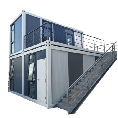 Modular 2.5-3.0mm HDG Prefab Container House Dengan Desain Interior