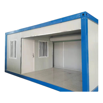 Tahan Air Prefabricadas Steel Rumah Kontainer Kecil Flatpack Prefab Home Office Studio