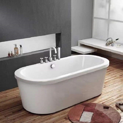 Bak Mandi Freestanding Kecil Kustom 140cm 150cm 160cm Free Standing Soaker Tub