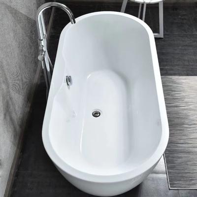 CE CUPC Bathtub Berdiri Bebas Akrilik Eropa High Gloss Corner Bak Perendaman