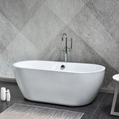 CE CUPC Bathtub Berdiri Bebas Akrilik Eropa High Gloss Corner Bak Perendaman