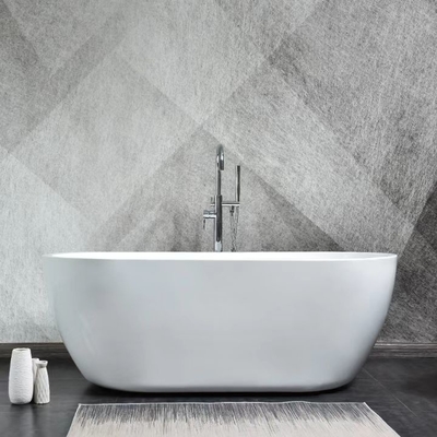 CE CUPC Bathtub Berdiri Bebas Akrilik Eropa High Gloss Corner Bak Perendaman