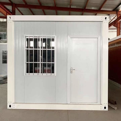 40ft Sandwich Panel Rumah Kontainer Prefab Rumah Kontainer Modern Putih