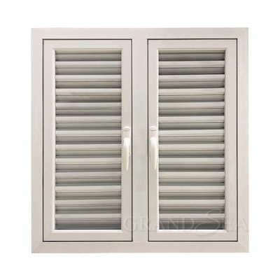 Apartemen Anodizing Aluminium Naco Window Casement PVC UPVC Louver Windows