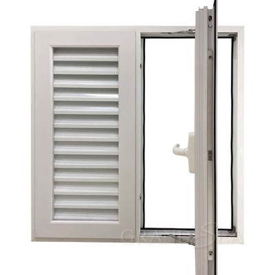 Apartemen Anodizing Aluminium Naco Window Casement PVC UPVC Louver Windows