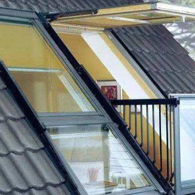 Sky View Bingkai Aluminium Tahan Air Jendela Atap Kaca Ganda Jendela Skylight