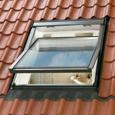Sky View Bingkai Aluminium Tahan Air Jendela Atap Kaca Ganda Jendela Skylight