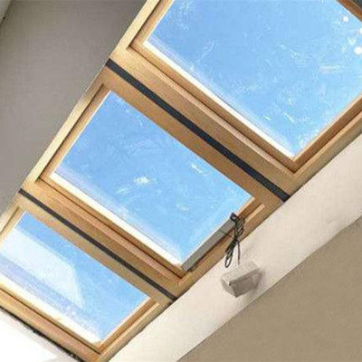 Sky View Bingkai Aluminium Tahan Air Jendela Atap Kaca Ganda Jendela Skylight