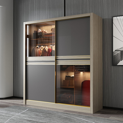 Lemari Pintu Geser MDF
