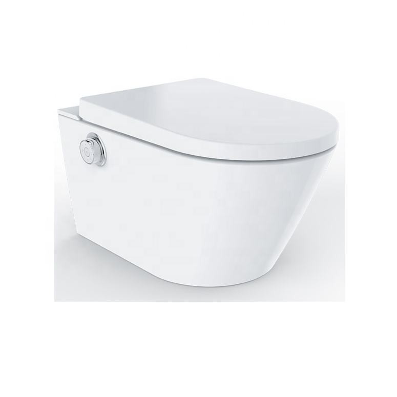 Instalasi Mudah Sanitary Ware Close Stool Round Bowl Warna Putih Heating Toilet
