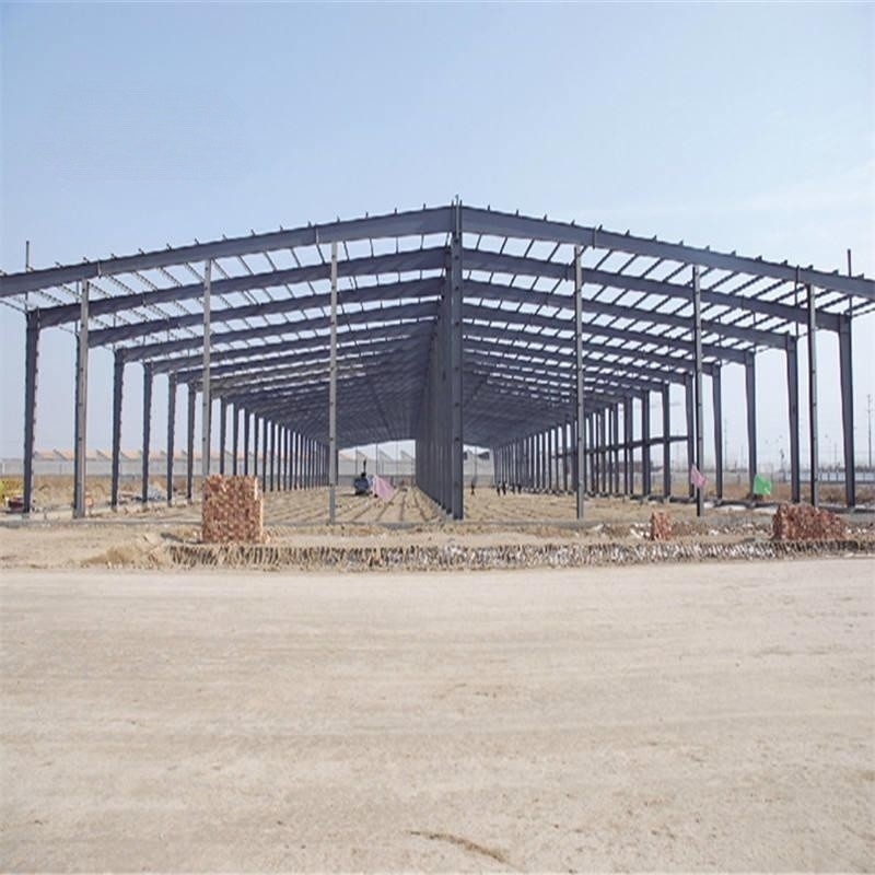 Bangunan Struktur Baja Prefab Modern Gudang Lokakarya Hangar Pesawat dan Rumah Kantor