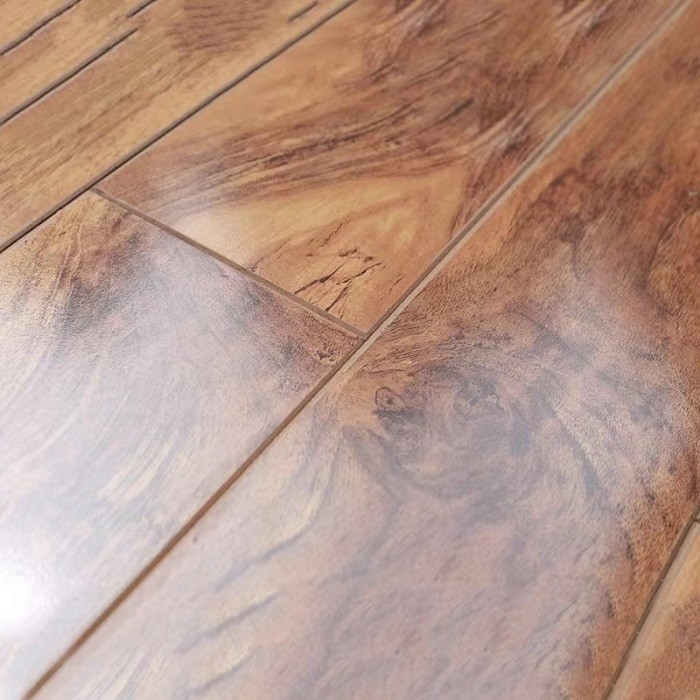 Multicolor 8mm 12mm Tahan Air Laminasi Lantai AC2-Ac5 Tahan Abrasi